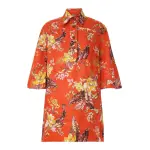 1.8988dmat.rtrf.red-tropical-floral Zimmermann Matchmaker Tunic Dress