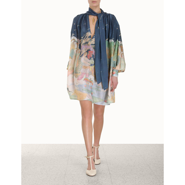 Zimmermann Lyrical Barrel Mini Dress
