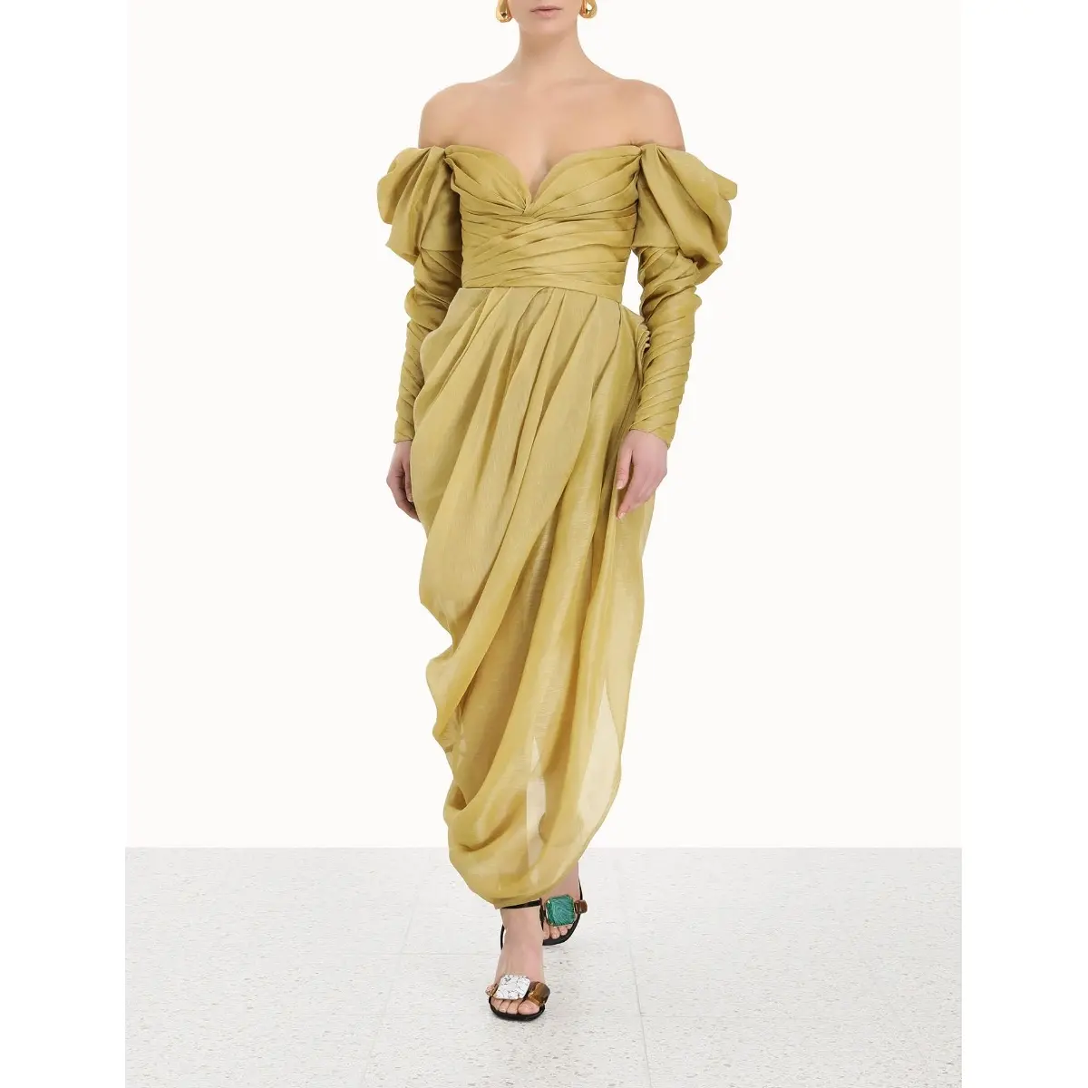 Zimmermann Sensory Drape Midi Dress