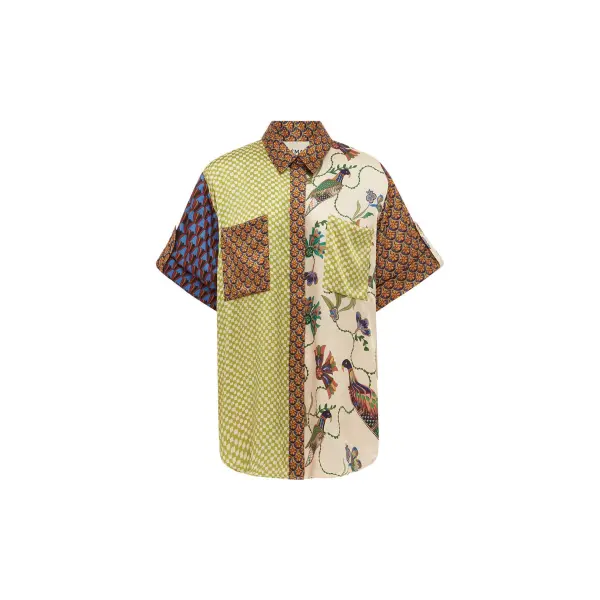 Alemais Birdie Spliced Shirt