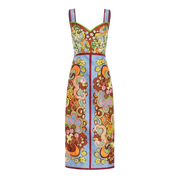 Alemais Dreamer Corseted Midi Dress