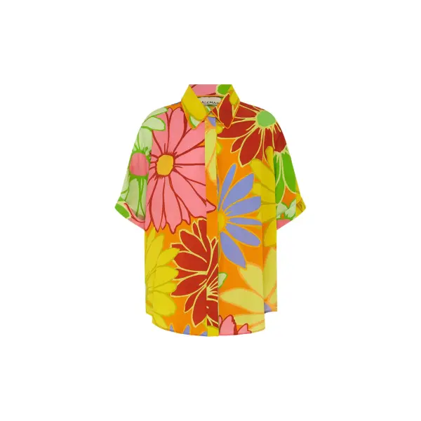 PRINTED SILK SHIRT - DICE KAYEK for WOMEN