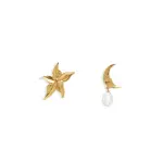 Alemais Hero Star and Moon Earring