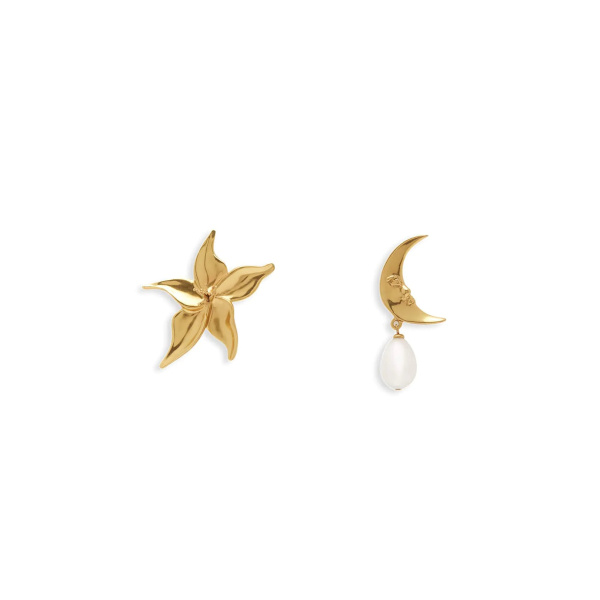 Alemais Hero Star and Moon Earring