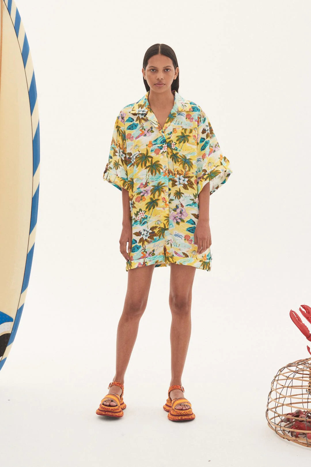 Alemais Holiday Boyfriend Playsuit
