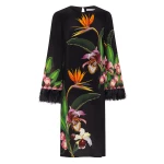 Borgo de Nor Seraphina Crepe Midi Dress - Orchid Black Borgo de Nor