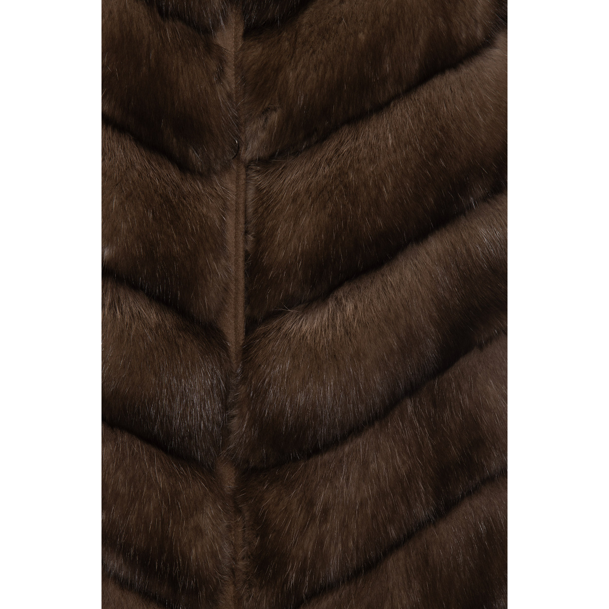 Brown Vests fur Coats