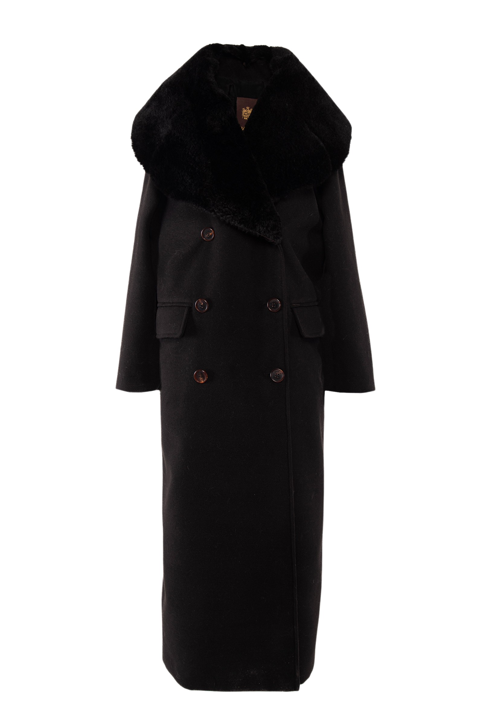コート FABIANA FILIPPI Woman Coat Charcoal CTD215F260L604 VR2 Fabiana Filippi Gray Coat | Designer Collection | Coveti