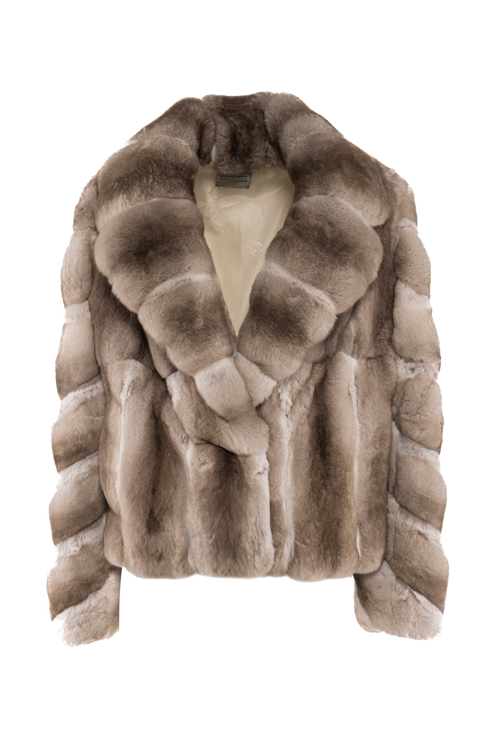 BRASCHI Jacket in ecru chinchillà