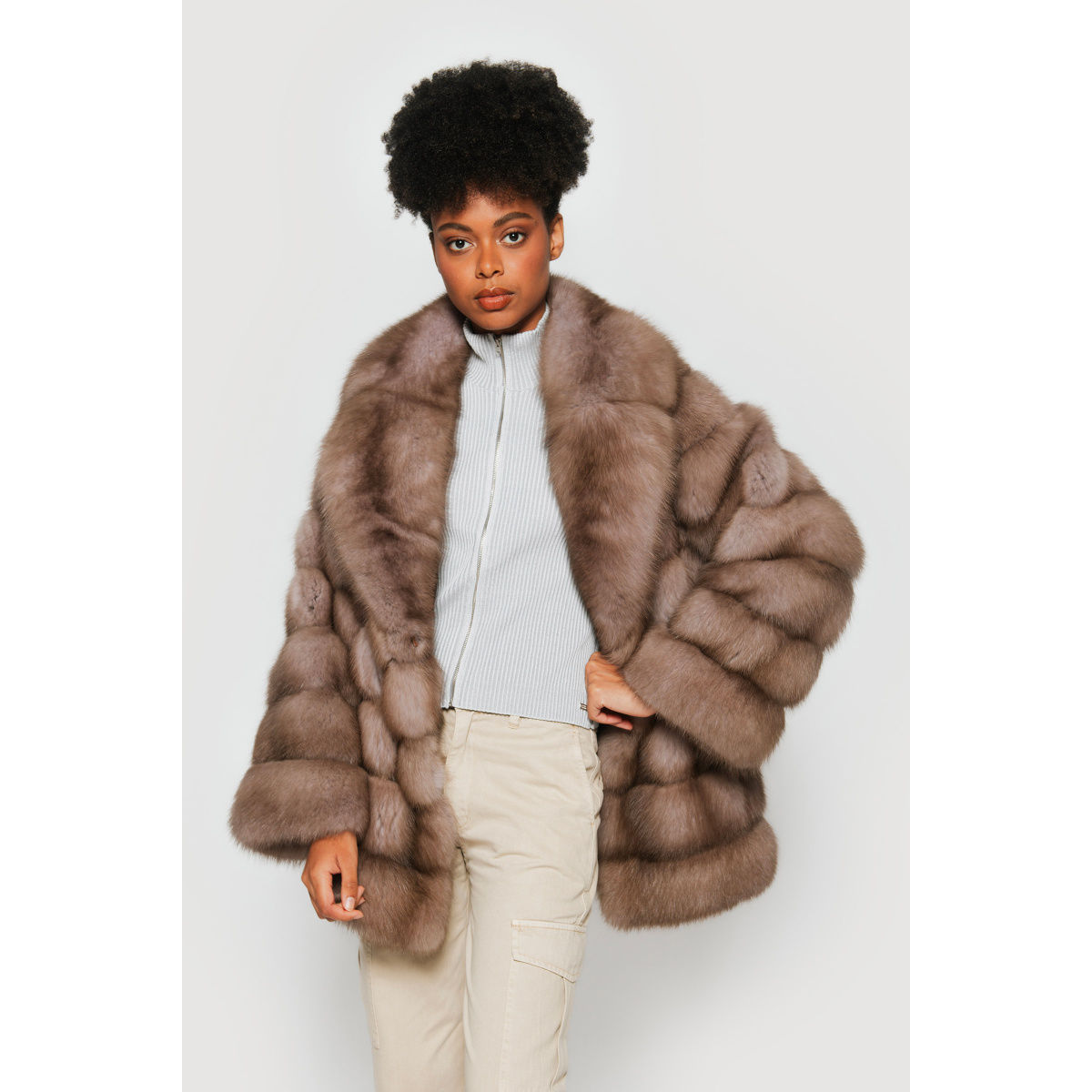 designer fur coat