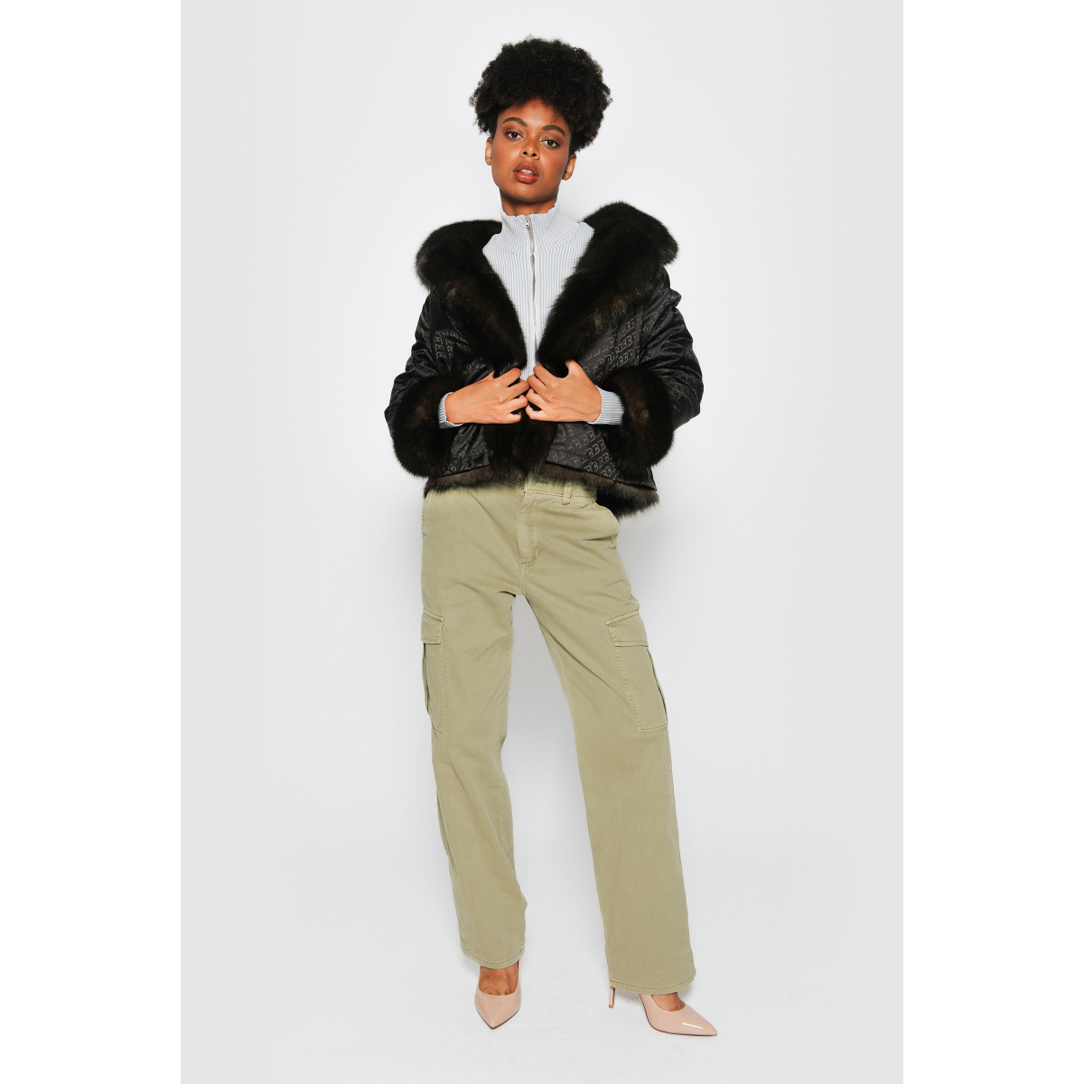 Black Sable fur Jackets