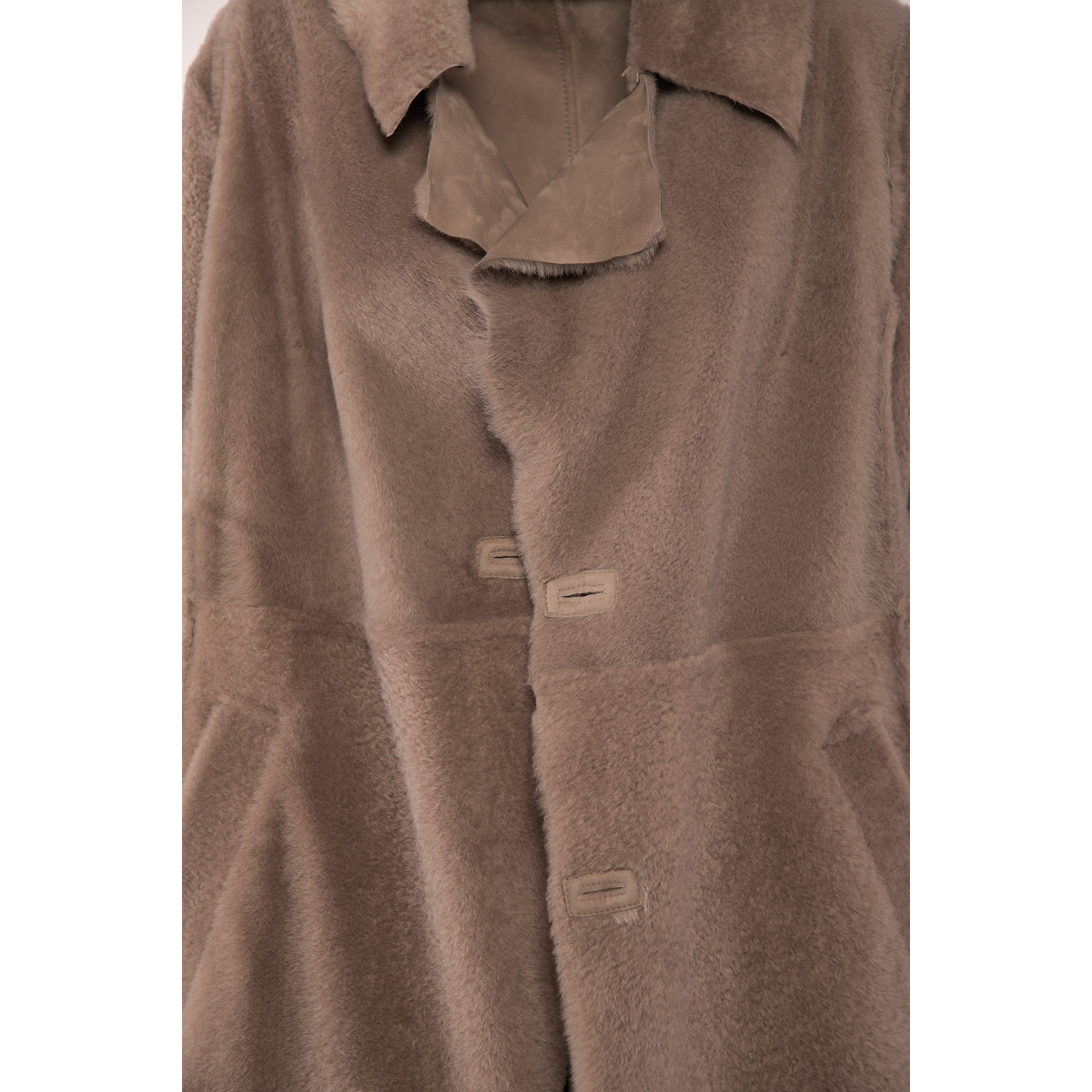 Brown Shearling Coat fur Coats