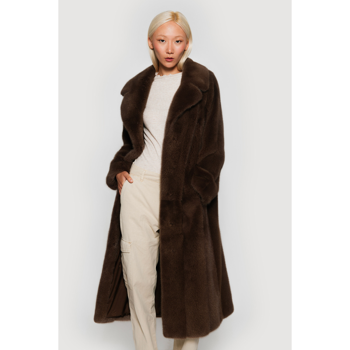 designer fur coat