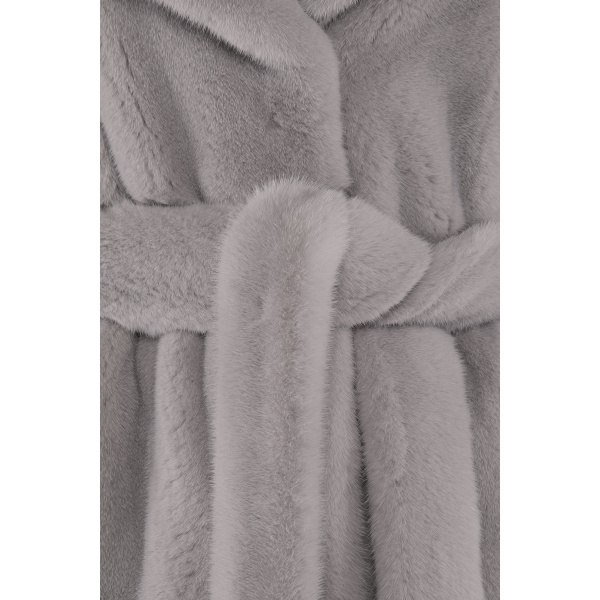 Gray Mink fur Coats