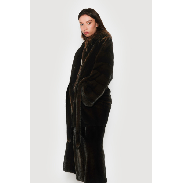 Brown Mink fur Coats