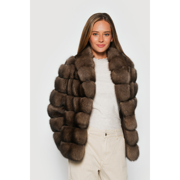 Brown Sable fur Jackets