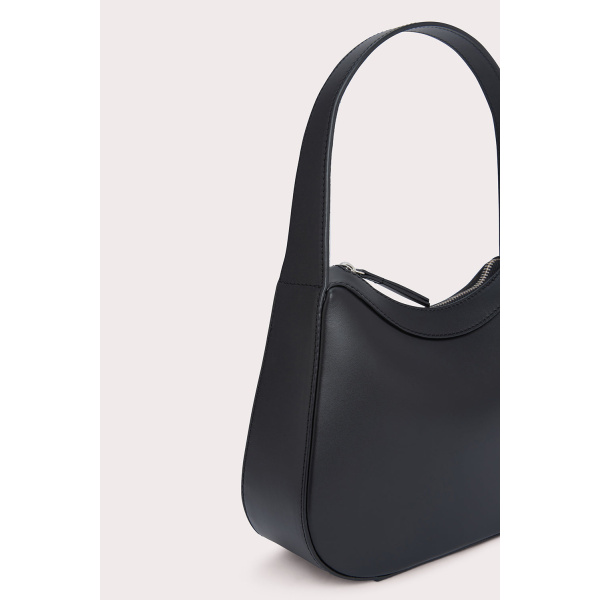 By Far Kiki Black Box Calf Leather bag