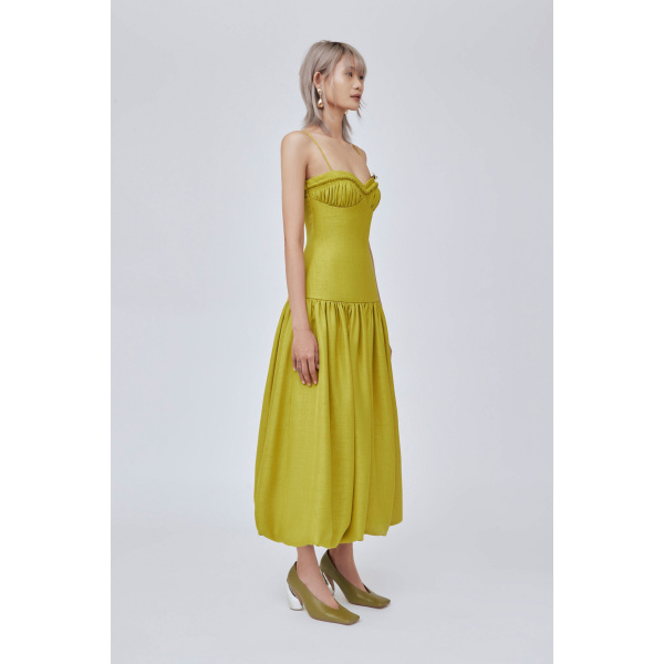 CHATS by C.Dam Yellow Sphinx Dress