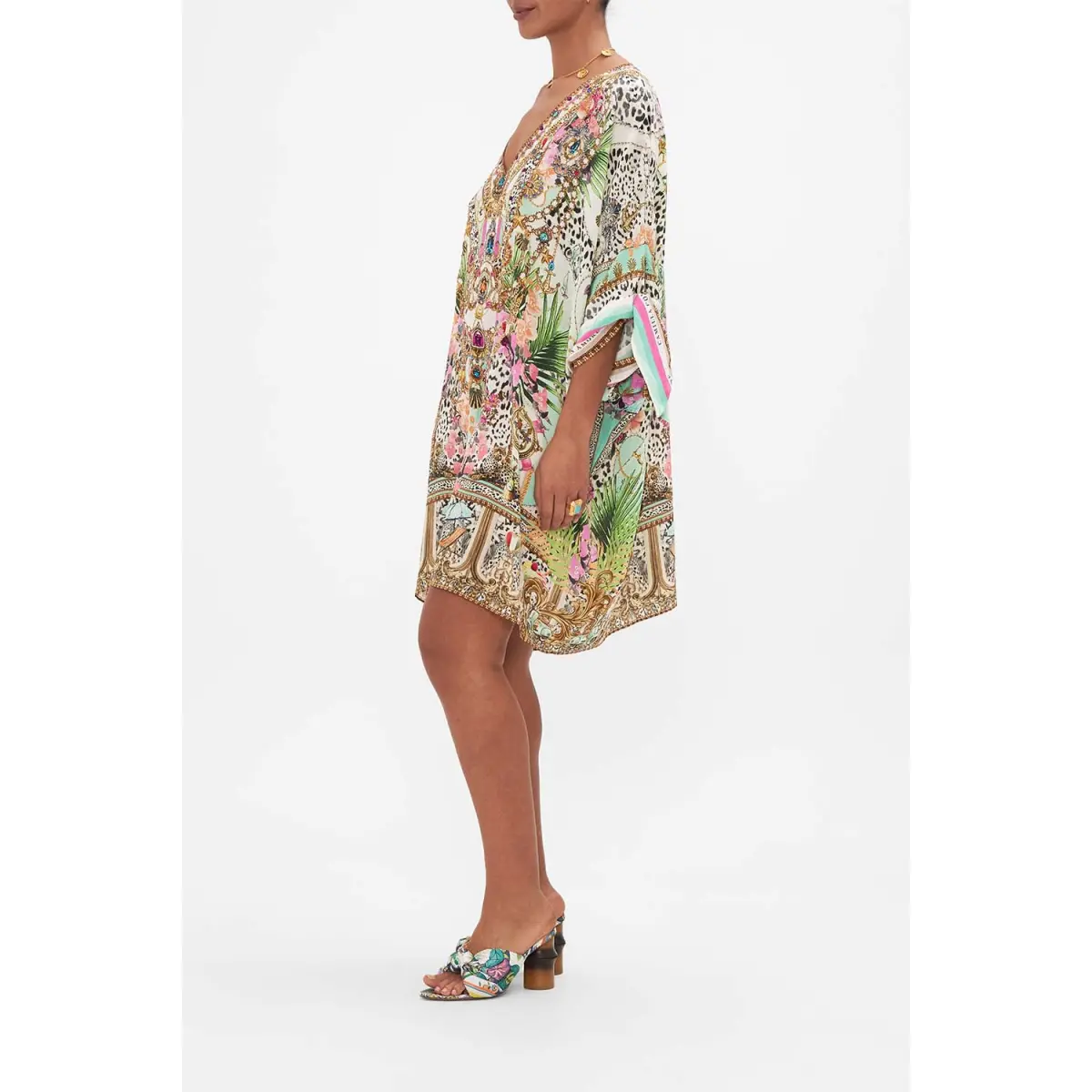 Camilla v best sale neck kaftan