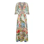 Camilla Waisted Dress With Hem Ruffle19310 nobg Camilla Waisted Dress With Hem Ruffle19310 nobg