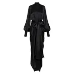 Carla Zampatti Black dress long dress 1011487 nobg