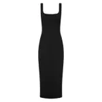 Carla Zampatti Black dress long dress 597026 nobg