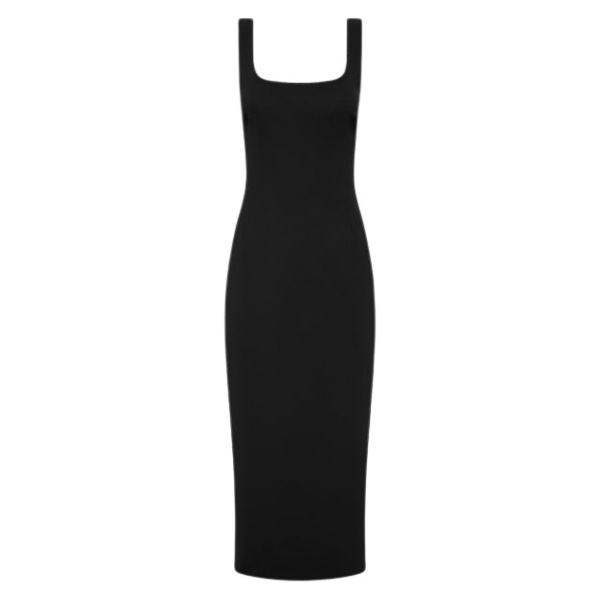 Carla Zampatti Black dress long dress 597026 nobg