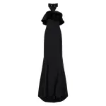 Carla Zampatti Black dress long dress 616271 nobg