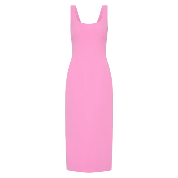 Carla Zampatti Pink midi dress 243713 nobg