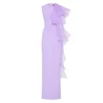 Carla Zampatti purple midi dress 250653 nobg