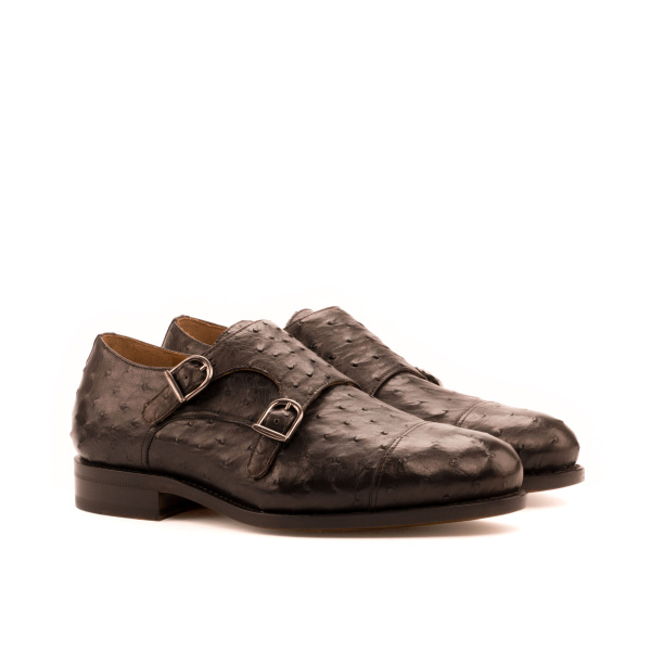 Brown Double Monk Shoe