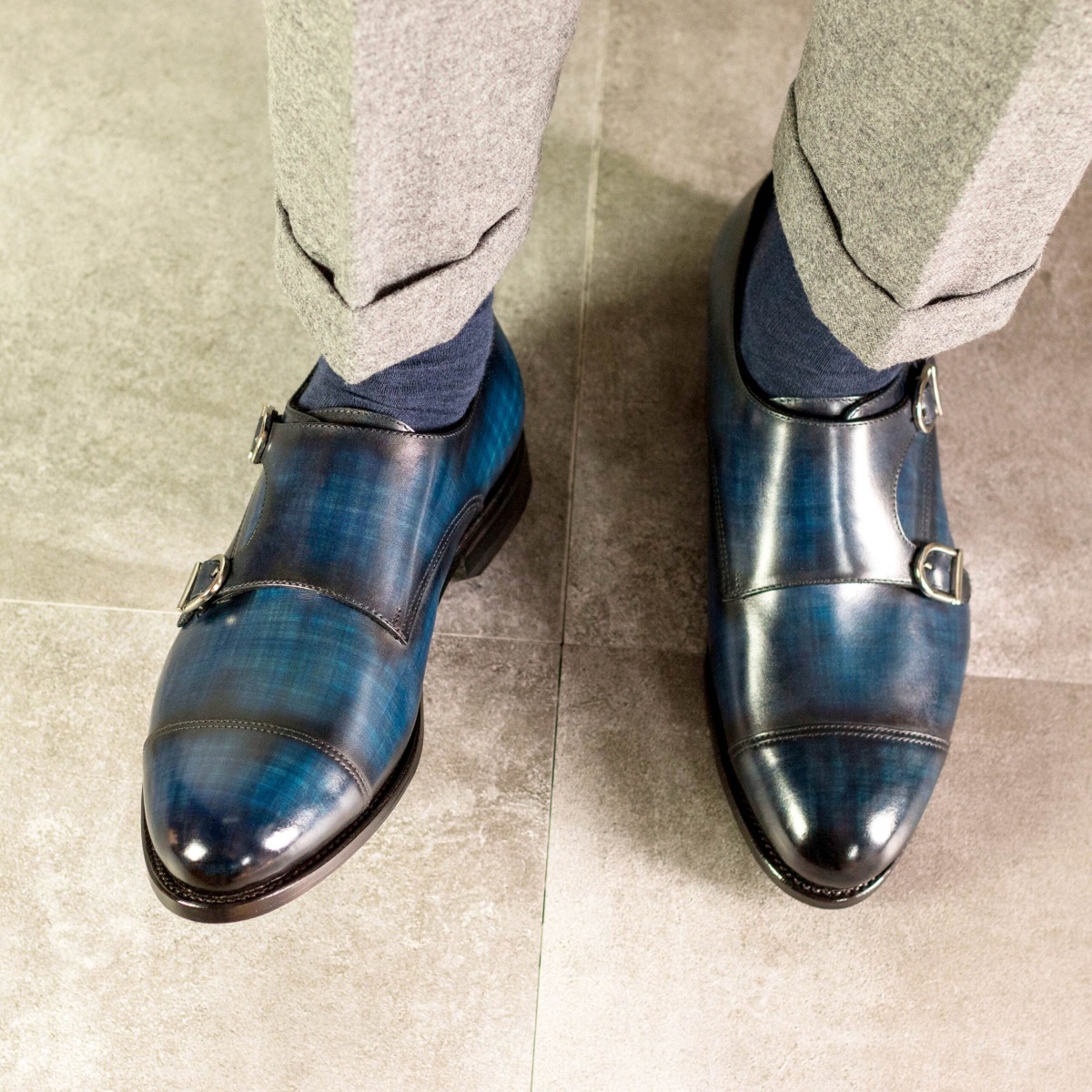 mens monk strap shoes