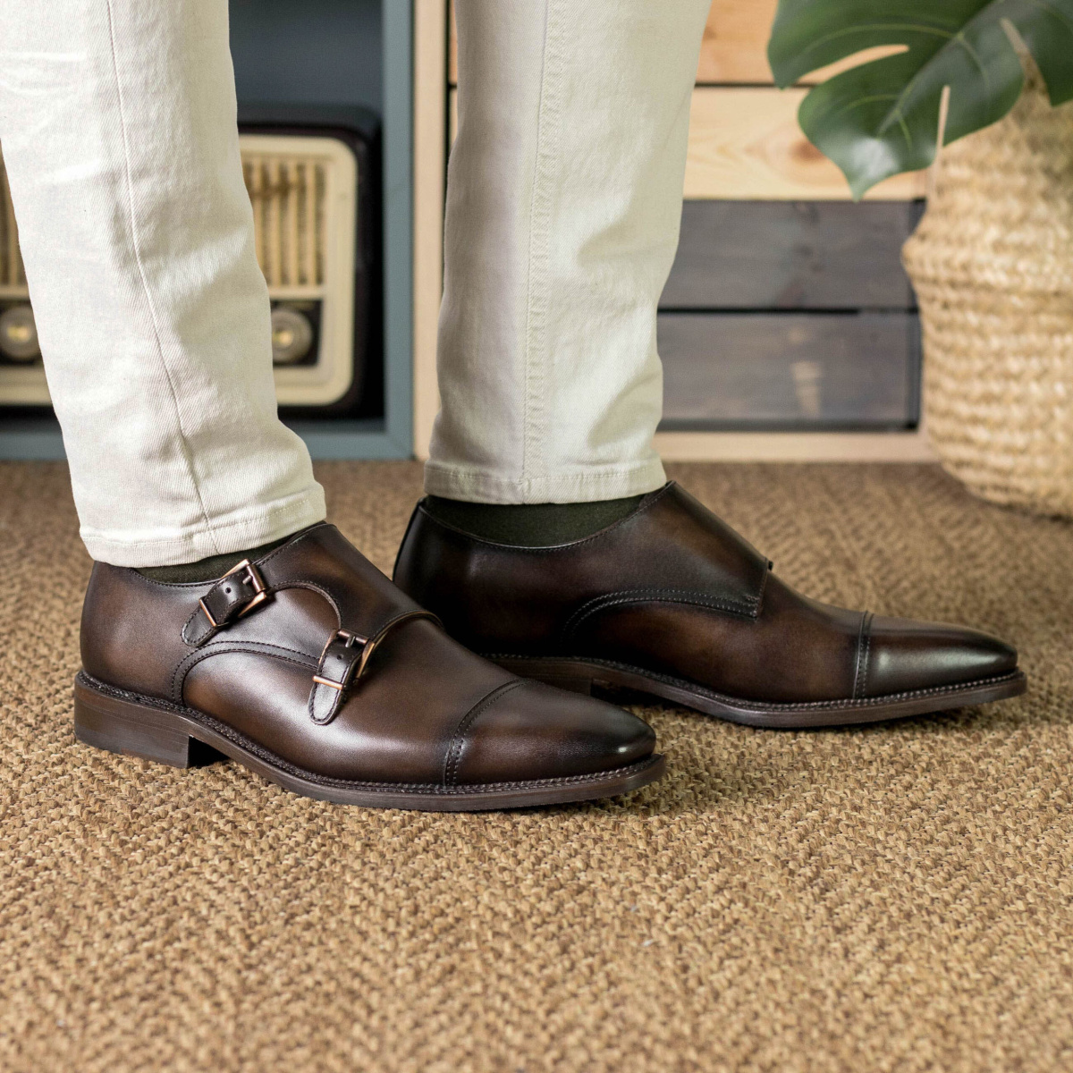 monk strap shoes