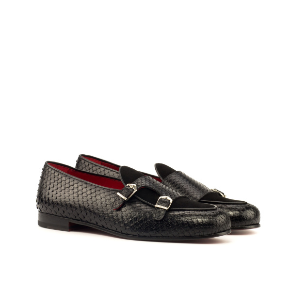 Black Monk Slipper Shoe