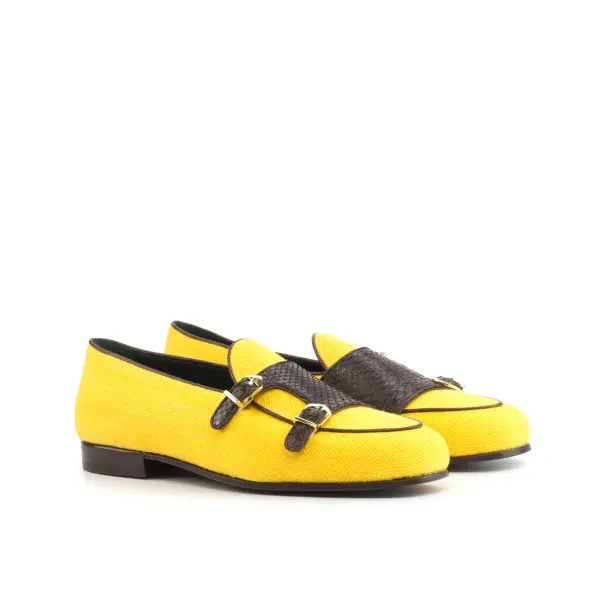 Yellow Monk Slipper Shoe