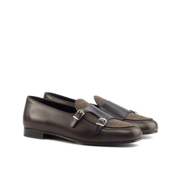 Brown Monk Slipper Shoe