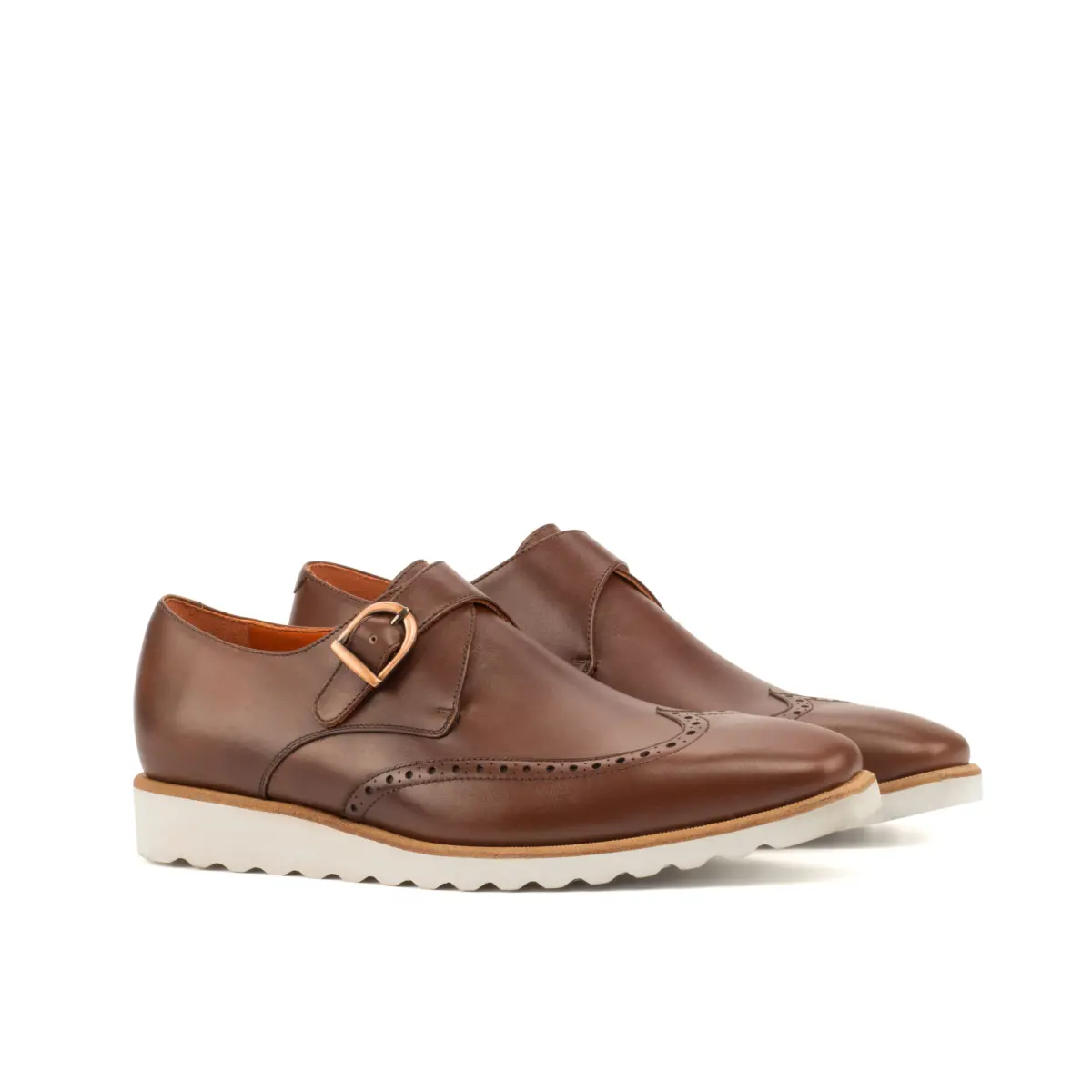 Brown Single Monk Shoe