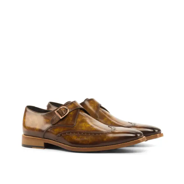 Brown Single Monk Shoe