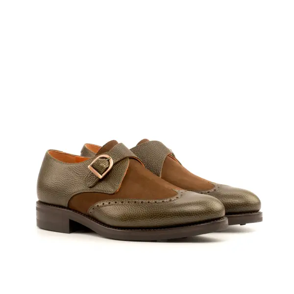 Brown Single Monk Shoe