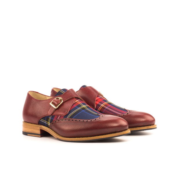 Blue Single Monk Shoe