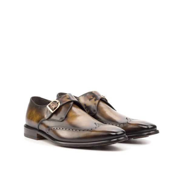 Brown Single Monk Shoe