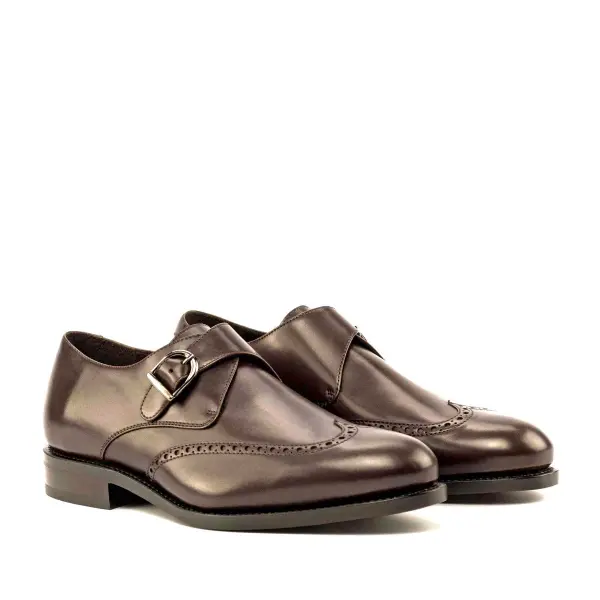 Brown Single Monk Shoe