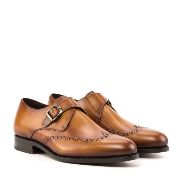 Brown Single Monk Shoe