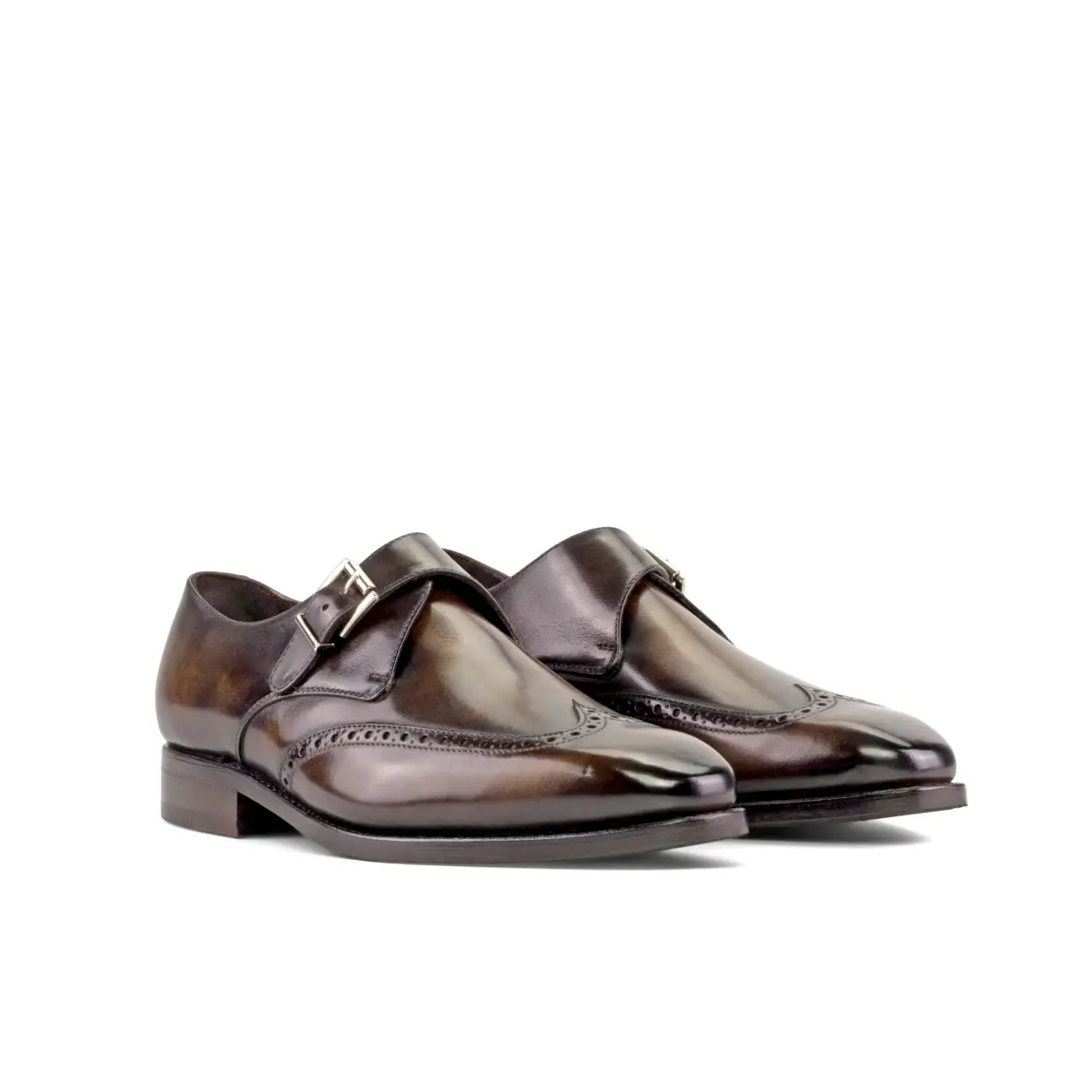 Brown Single Monk Shoe