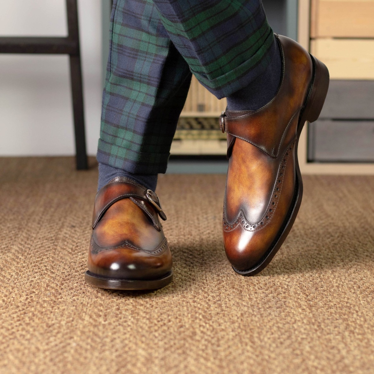 monk strap shoes