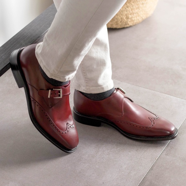 double monk strap shoes