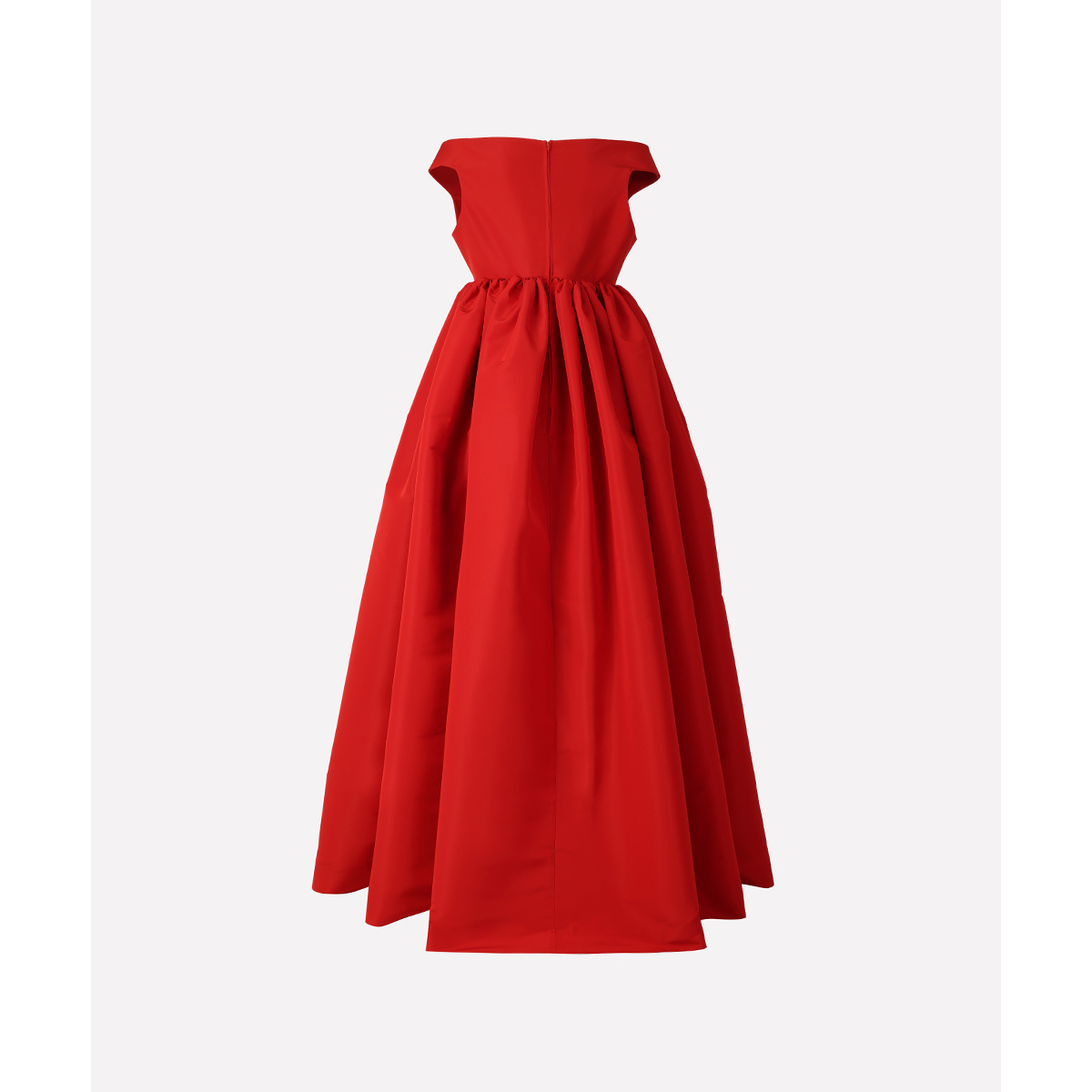 Greta Constantine Red Amirage Empire Gown