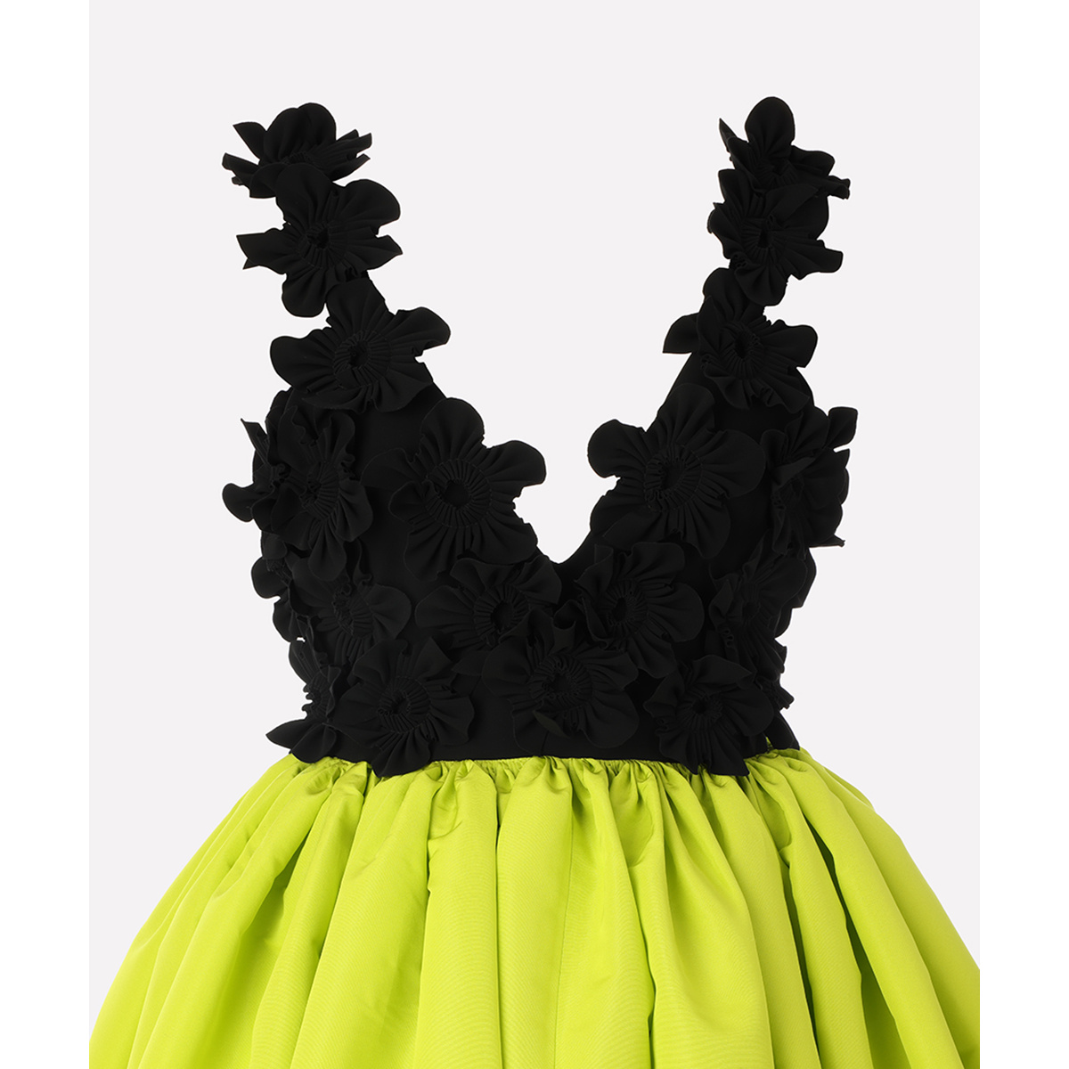 Greta Constantine Green La Moine Neon Gown