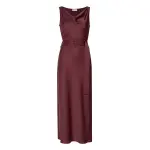 Lapointe Satin Bias Belted Maxi Dress