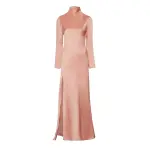 Lapointe-Satin-Bias-Gown-With-Slit Lapointe Satin Bias Gown With Slit